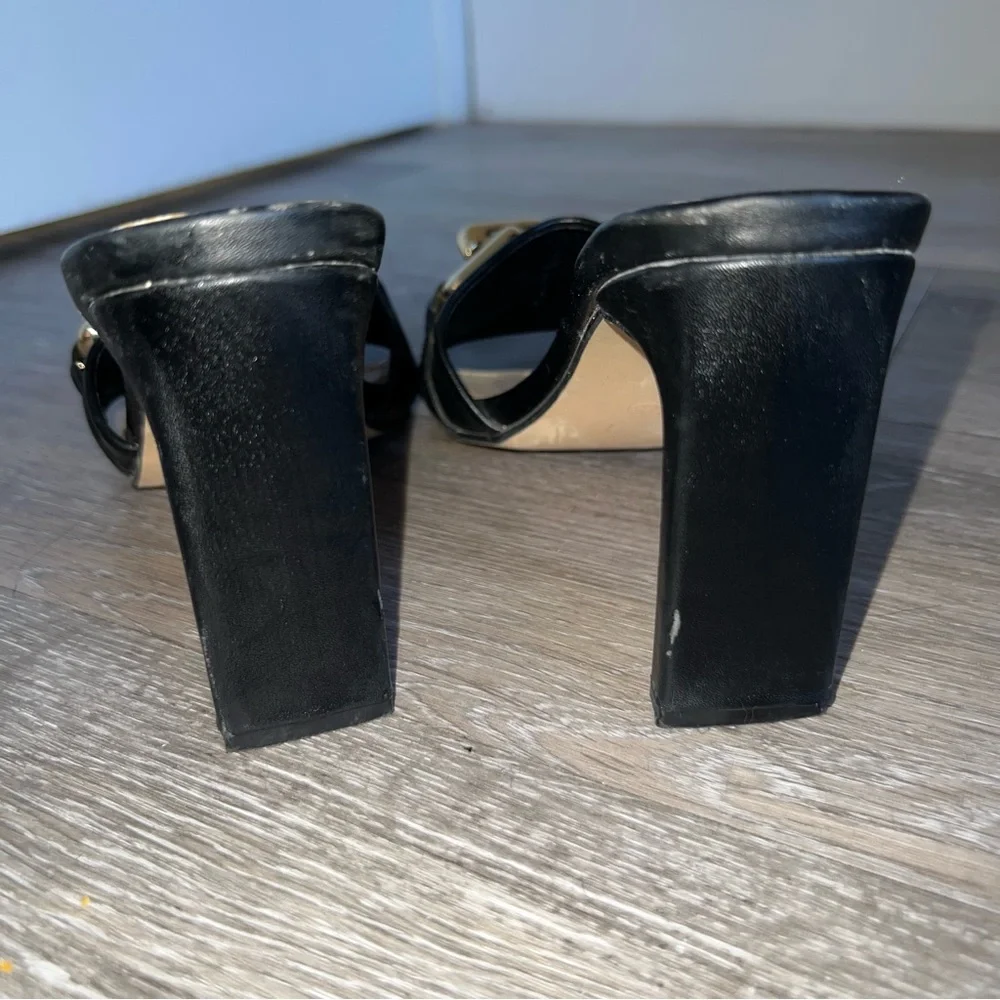 Fashion Nova Faux Leather Chain Heels - Picture 8 of 10